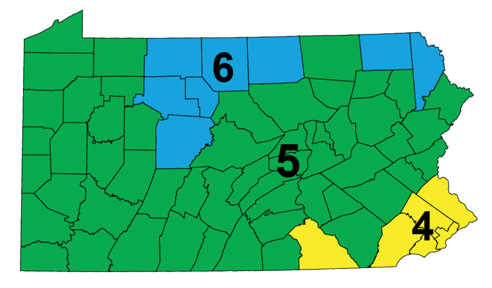 PA Climate Zone Map